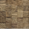 DIAMONDWOOD NATURE - Parement mural en teck